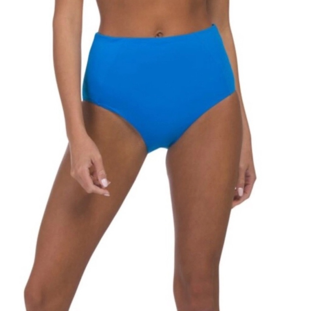 Spanx Swim Brief in Coastal Blue